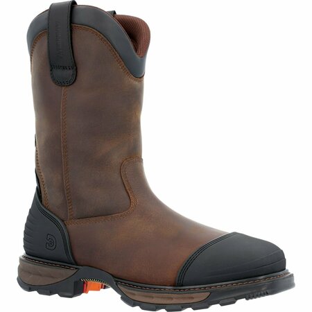 DURANGO Maverick XP Steel Toe Waterproof Western Work Boot, GRIZZLY BROWN, W, Size 9.5 DDB0424